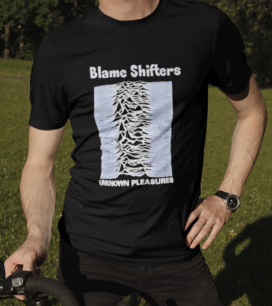 Blame Shifters Unknown Pleasures Waveform T-Shirt