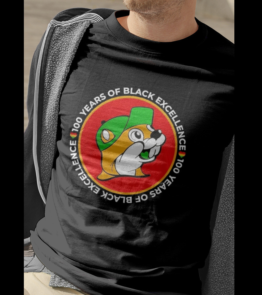 100 Years Of Black Excellence Buc Ee's Anniversary Celebration T-Shirt