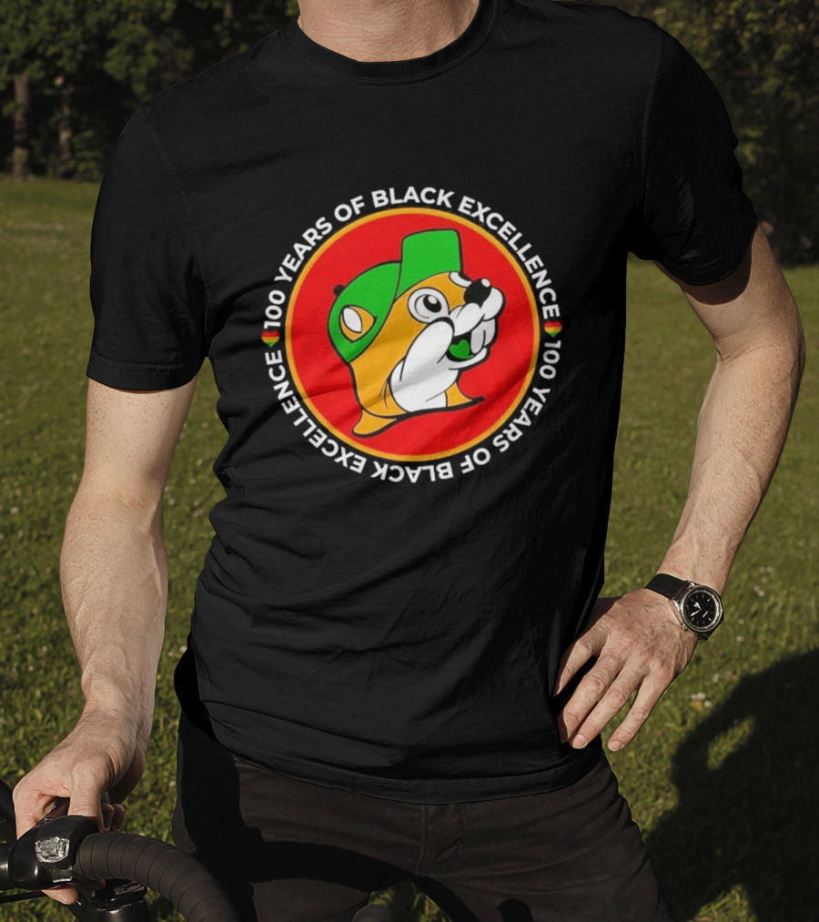 100 Years Of Black Excellence Buc Ee's Anniversary Celebration T-Shirt