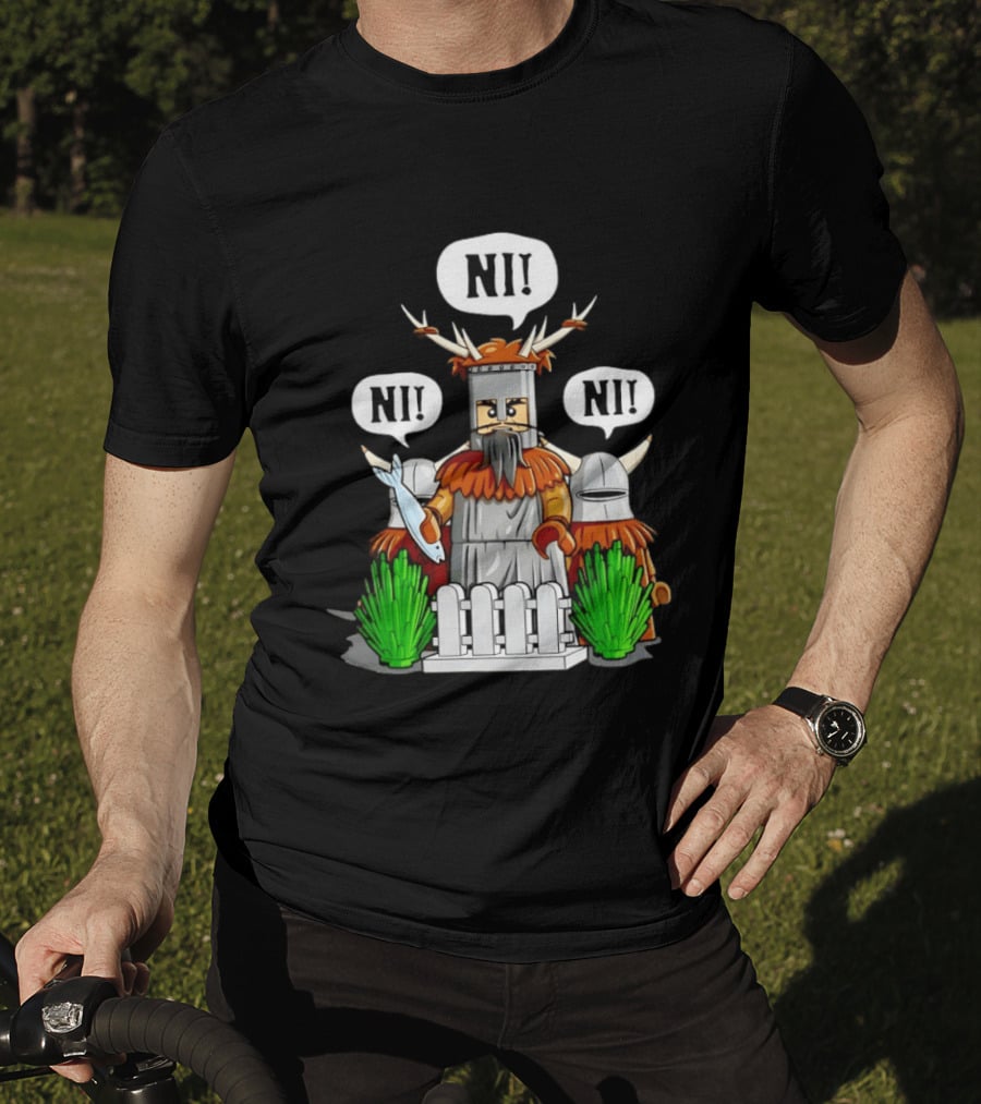 Viking Warrior Lego The Knights Of Ni NI! NI! NI! T-Shirt