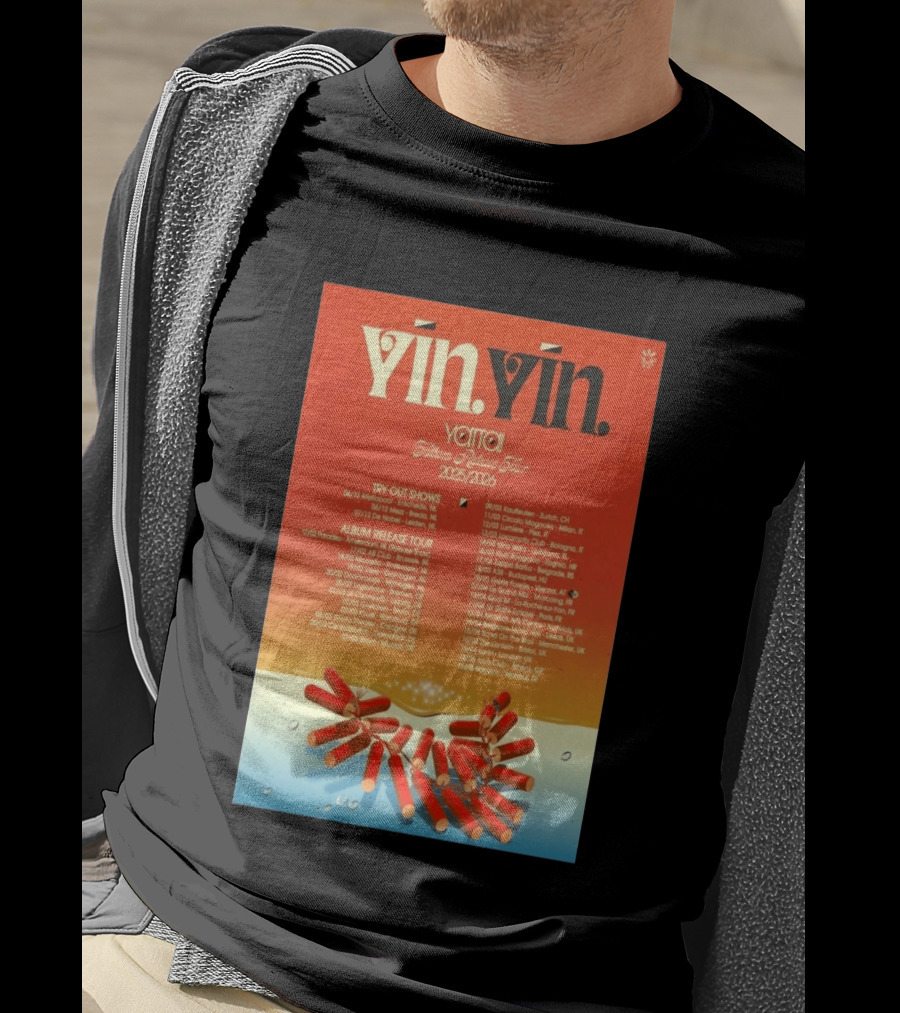 YĪN YĪN Yatta Album Release Tour 2025 2026 Europe And UK Dates T-Shirt