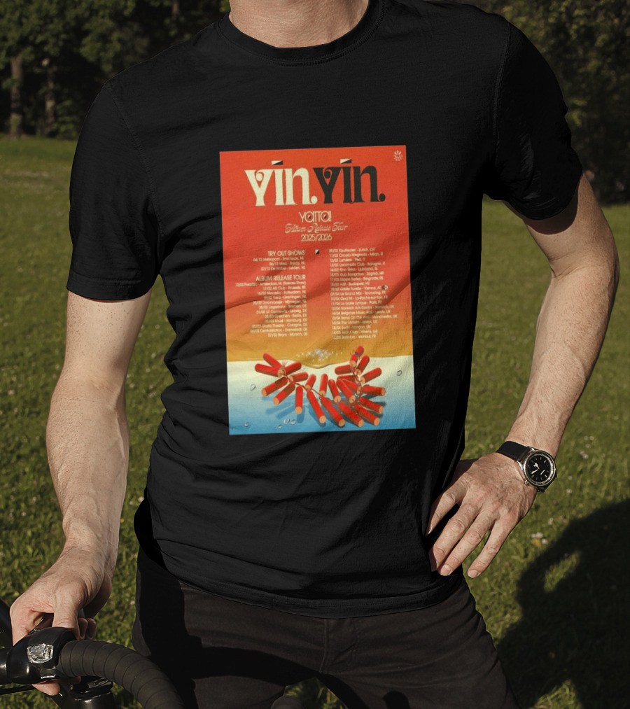 YĪN YĪN Yatta Album Release Tour 2025 2026 Europe And UK Dates T-Shirt