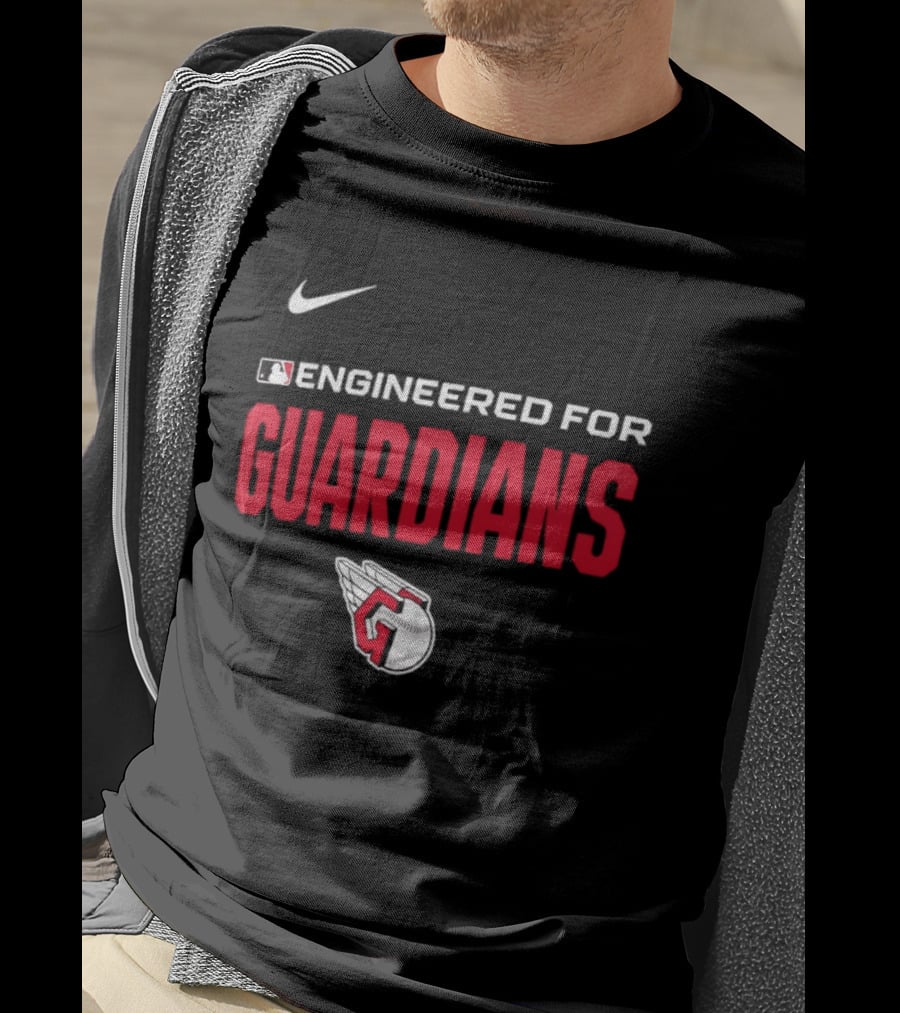 Engineered For Cleveland Guardians Nike MLB Team T-Shirt