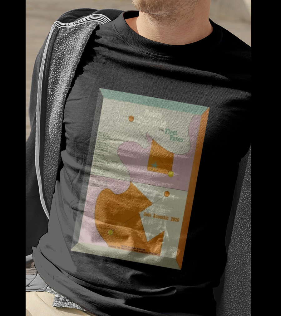 Robin Pecknold Fleet Foxes Tour 2026 Flynn Ridgefield Rockport Nashua NYC T-Shirt