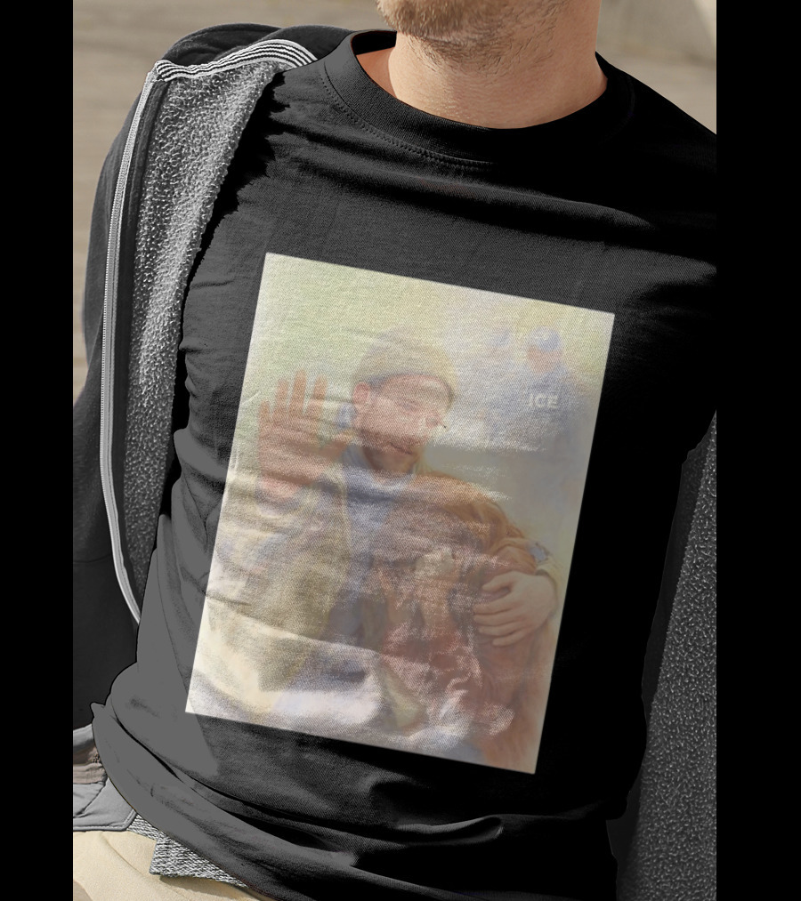 Justice For Alex Pretti Rest In Peace Anti ICE Cross Compassionate Protest T-Shirt