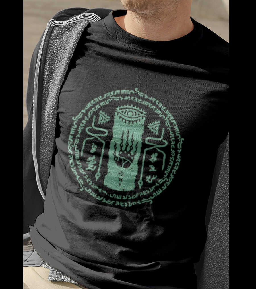 The Legend Of Zelda Tears Of The Kingdom Ancient Hylian Glyph Circle T-Shirt