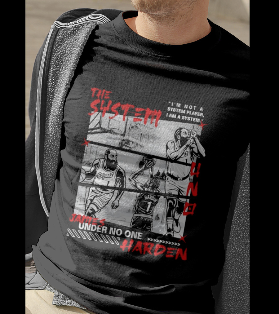Los Angeles Clippers The System James Harden Under No One UNO T-Shirt