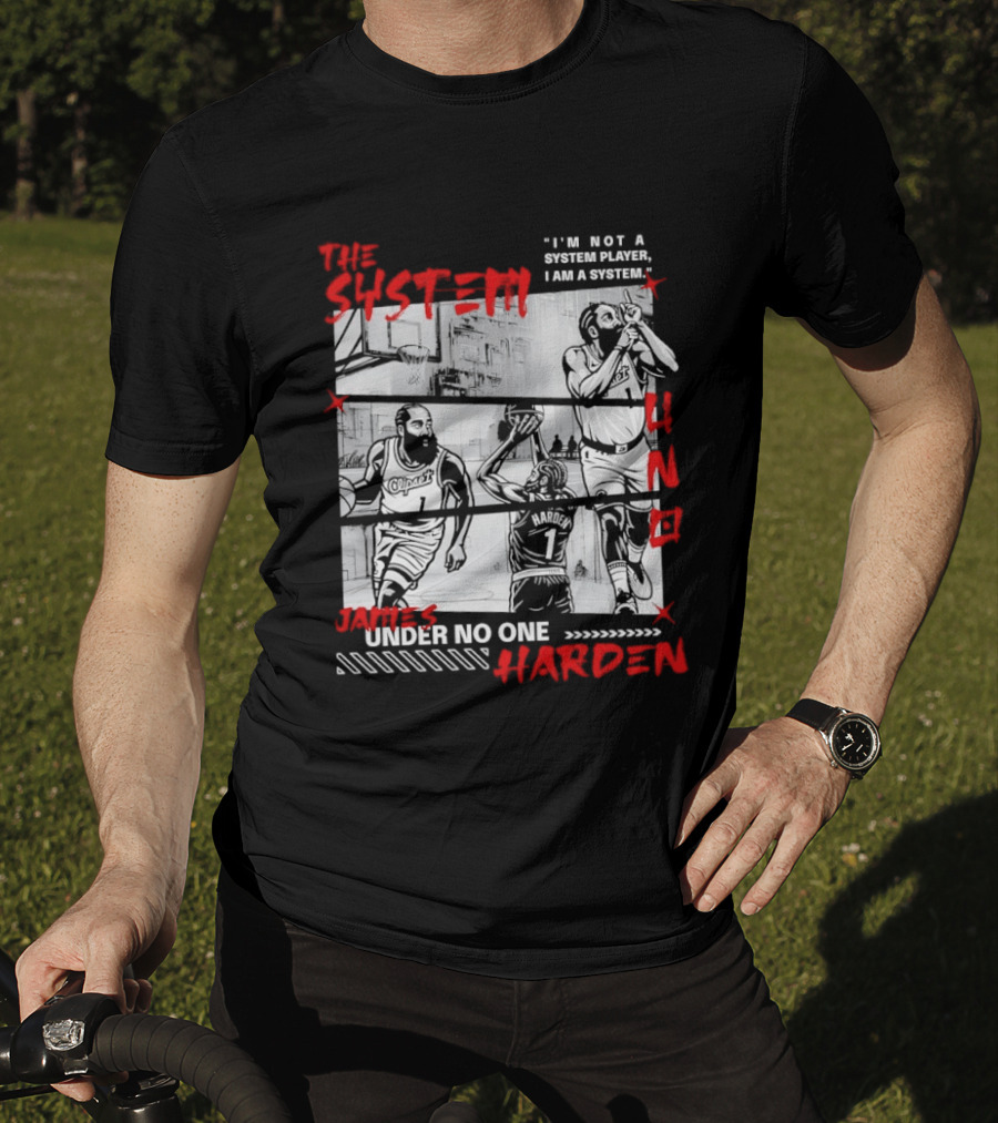 Los Angeles Clippers The System James Harden Under No One UNO T-Shirt