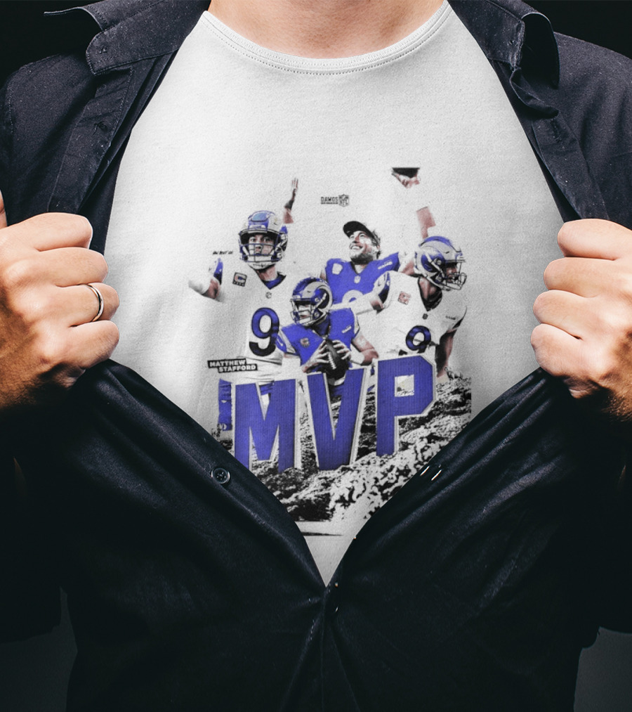 Los Angeles Rams Matthew Stafford Football MVP T-Shirt