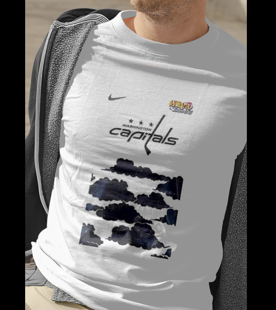 Nike Washington Capitals X Naruto Shippuden Collaboration T-Shirt