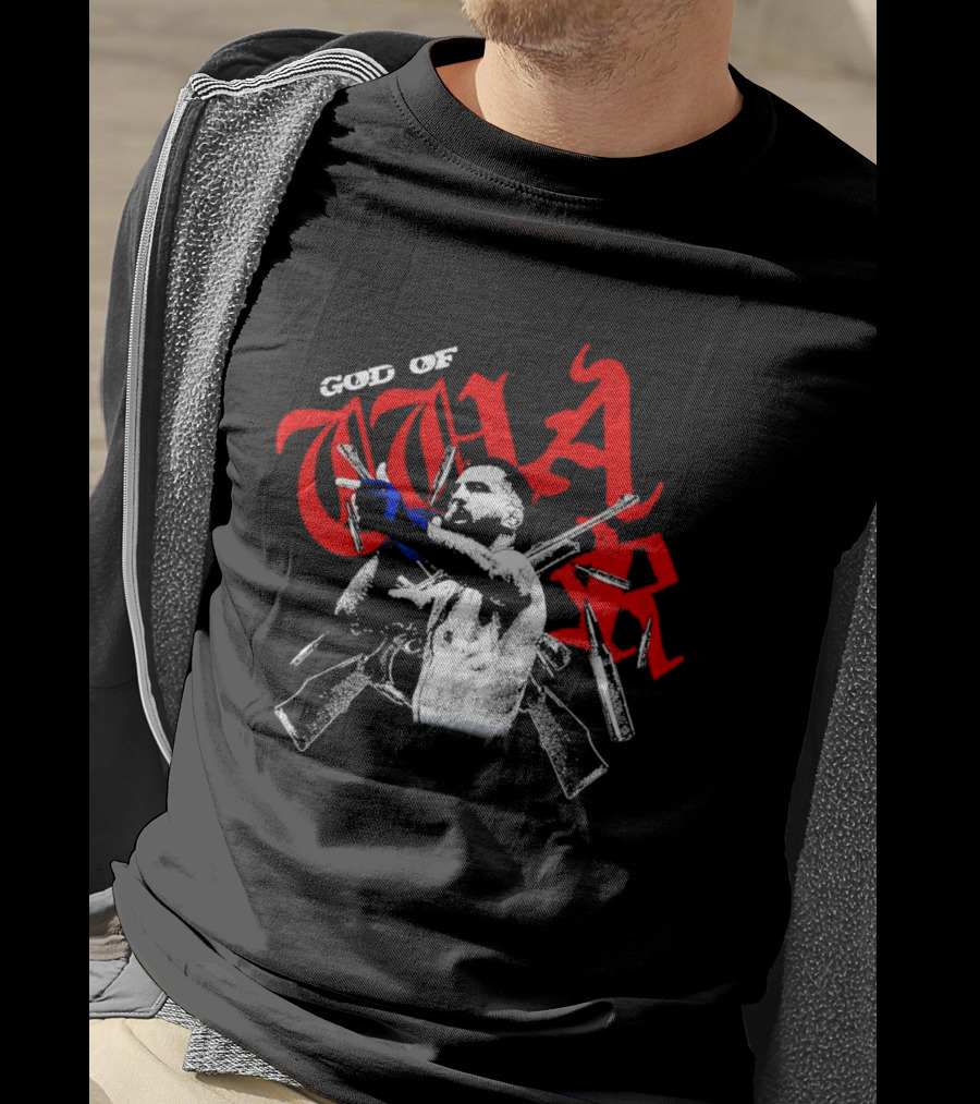 Benoît Saint Denis God Of War Guns Warrior T-Shirt