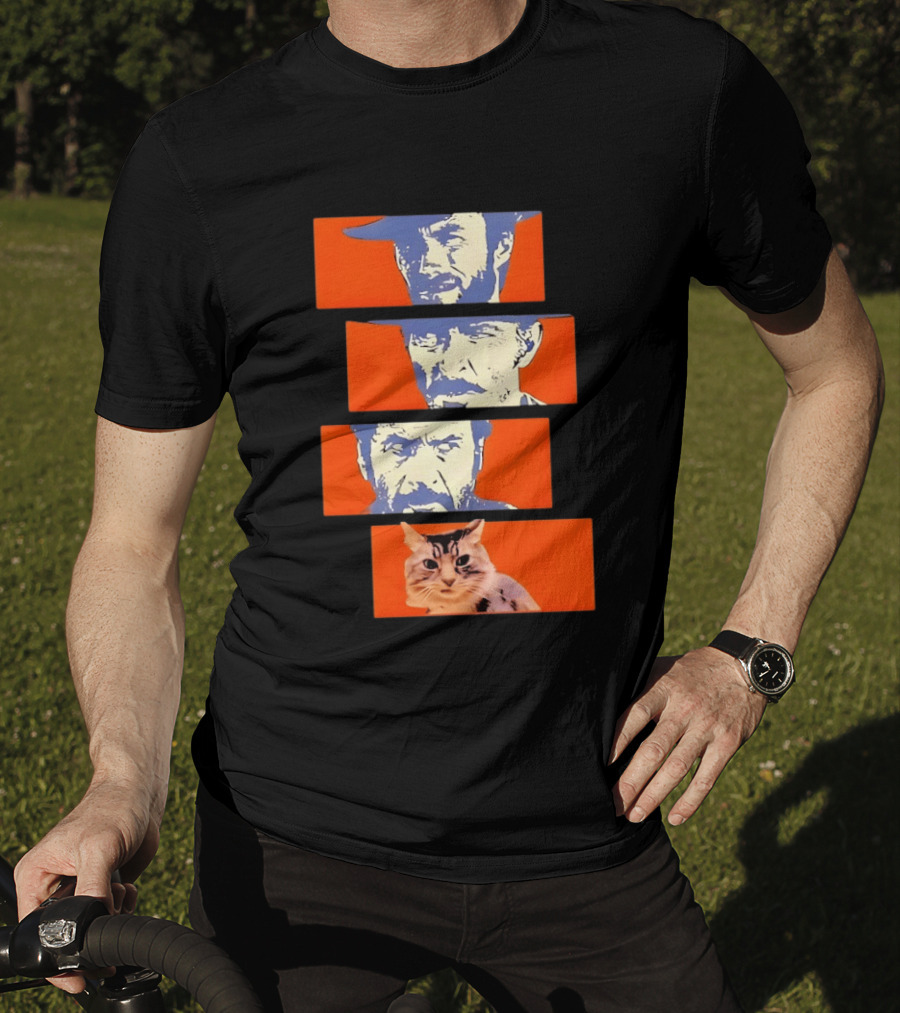 Buono Brutto Cattivo And Cat Pop T-Shirt