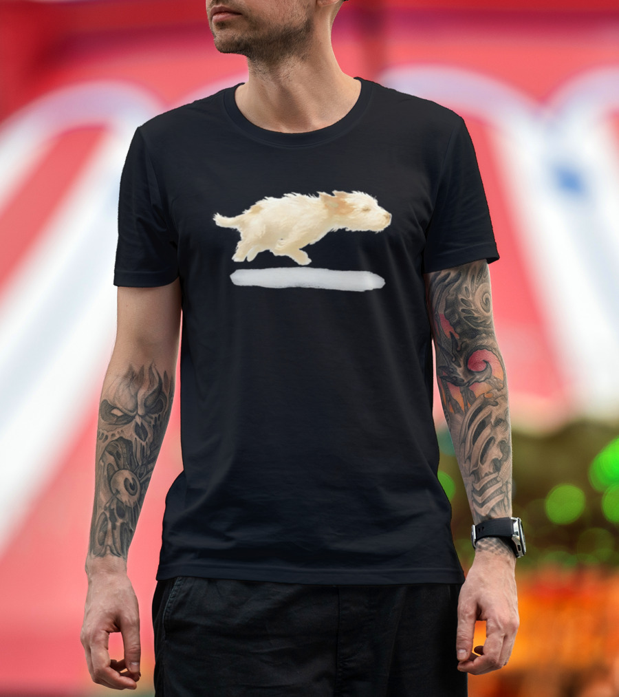 Running Dog Sketch T-Shirt