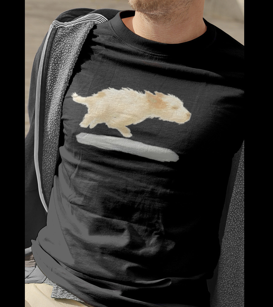 Running Dog Sketch T-Shirt