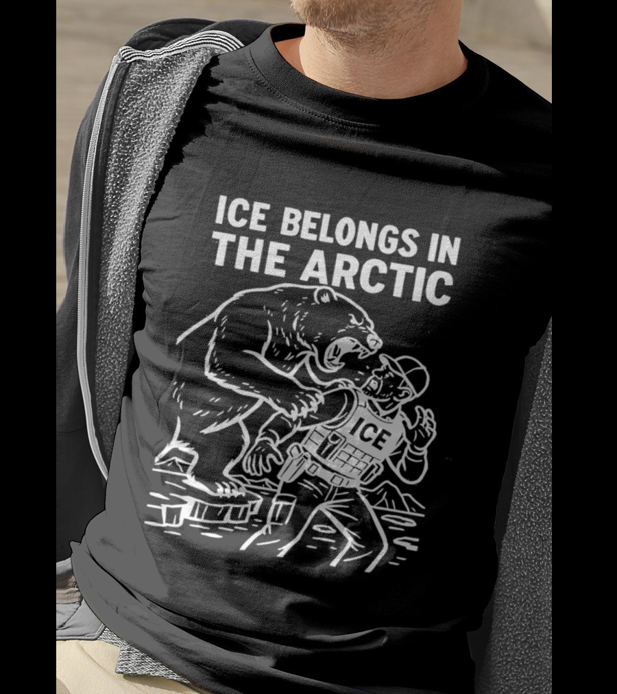 Ice Belongs In The Arctic Bear Confronts ICEбаdy T-Shirt