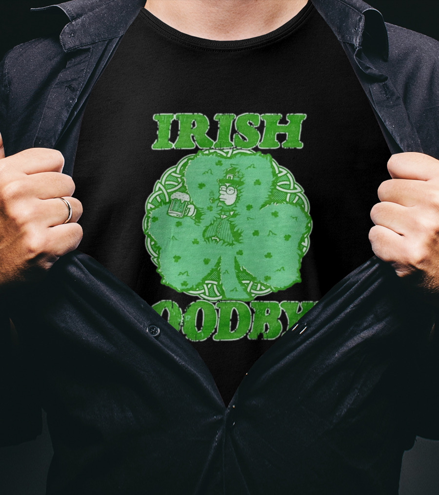 St Patrick's Day Irish Goodbye Shamrock Beer 2026 T-Shirt