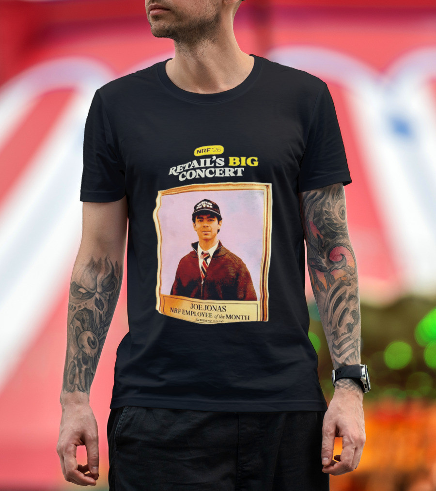 Joe Jonas NRF Employee Of The Month January 2006 Retail's Big Concert T-Shirt