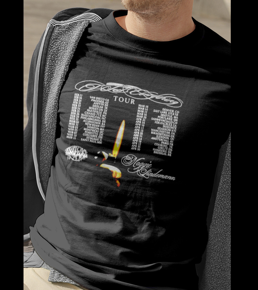 Mogyi Hindemana Tour 2026 Dates And Locations With Candle T-Shirt