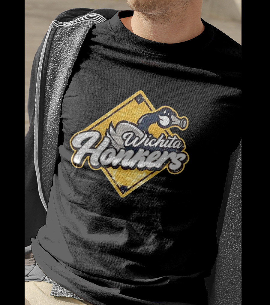 Wichita Honkers 2026 Goose Logo Diamond T-Shirt