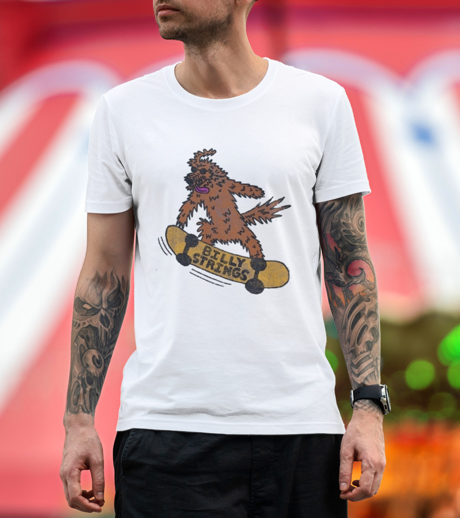 Billy Strings Skateboard Dog 2026 T-Shirt