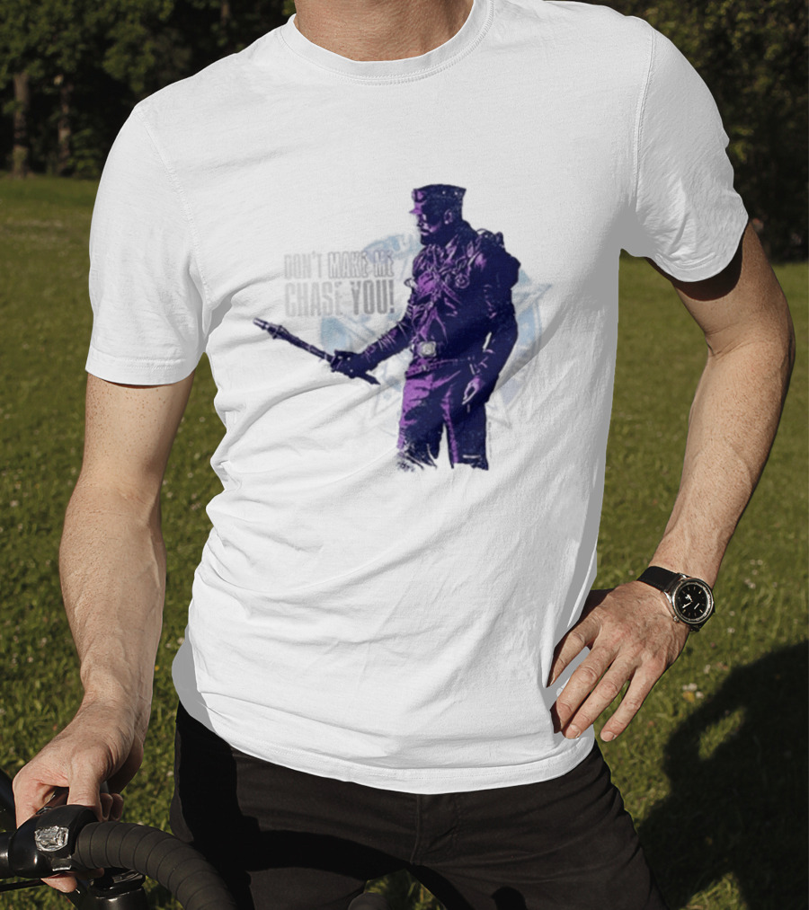 Coyle Don't Make Me Chase You Purple Costume Valentine's Day T-Shirt