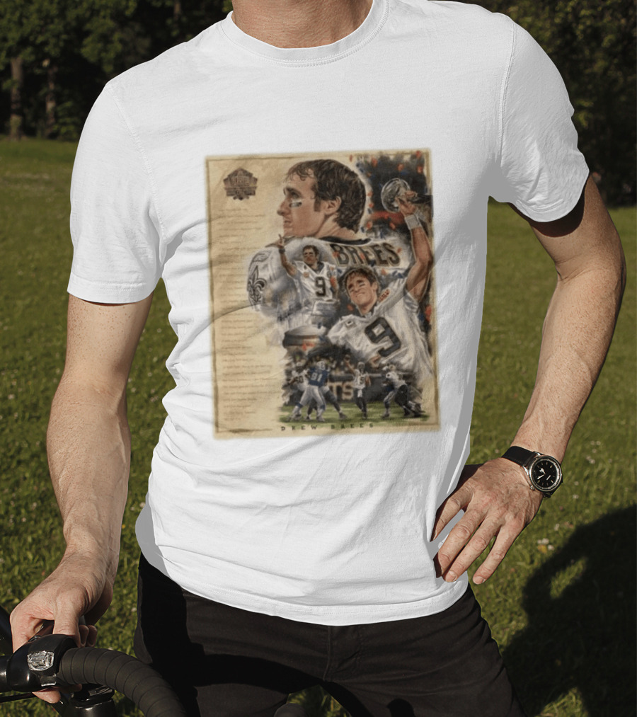 Drew Brees New Orleans Saints 2026 Pro Football Hall Of Fame Inductee First Ballot Hall Of Famer Quarterback Number 9 Legacy T-Shirt