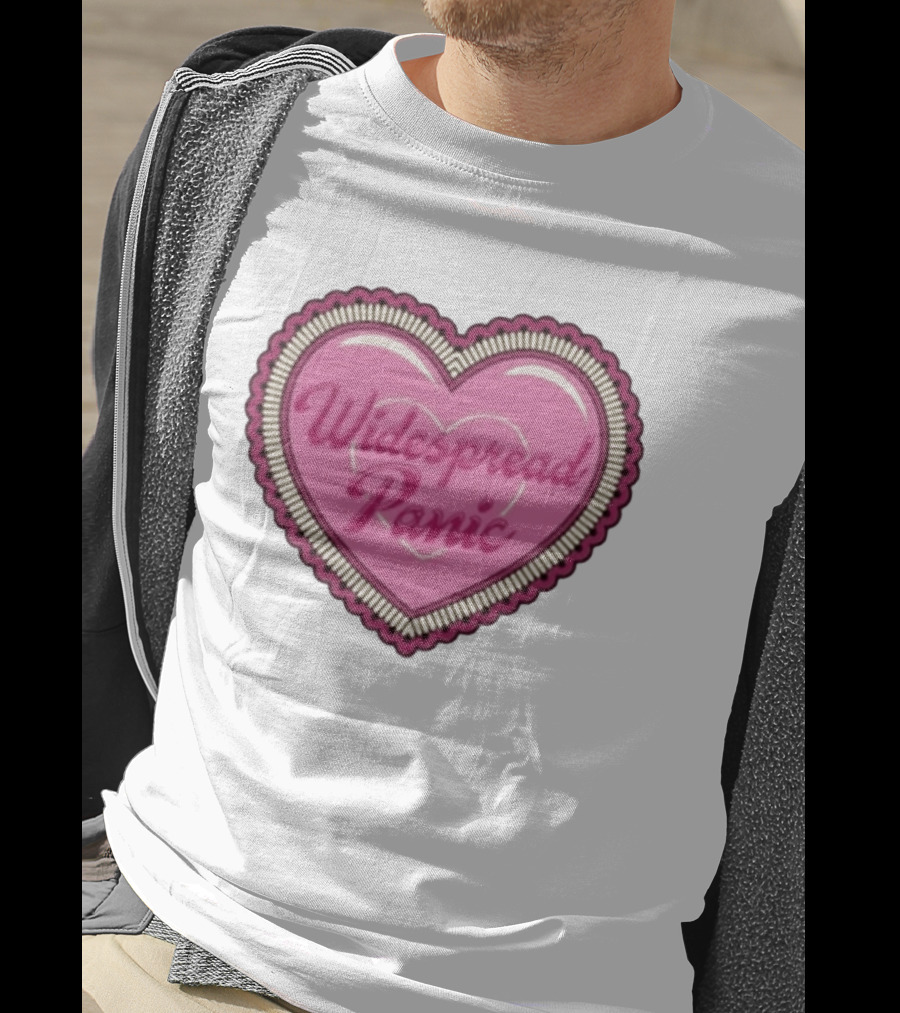 Widespread Panic Heart Pink Love T-Shirt