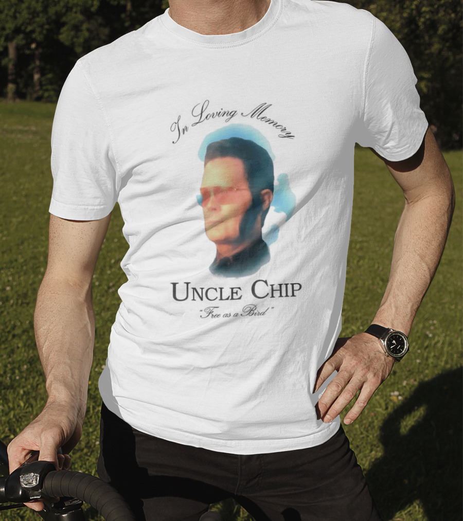 In Loving Memory Uncle Chip Free As A Bird T-Shirt