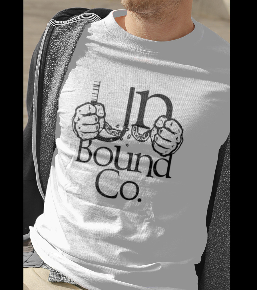 Unbound Co Chainlogo Handcuffs Fists T-Shirt