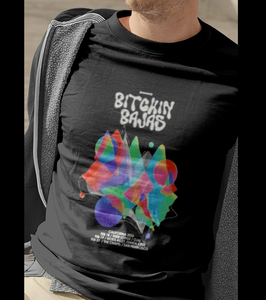Bitchin Bajas California February 2026 Psychedelic T-Shirt