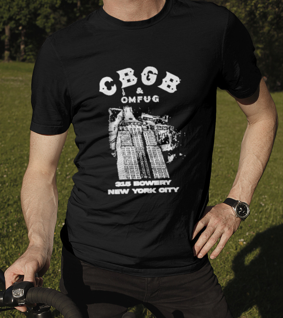CBGB OMFUG 315 Bowery New York City Empire Grunge T-Shirt