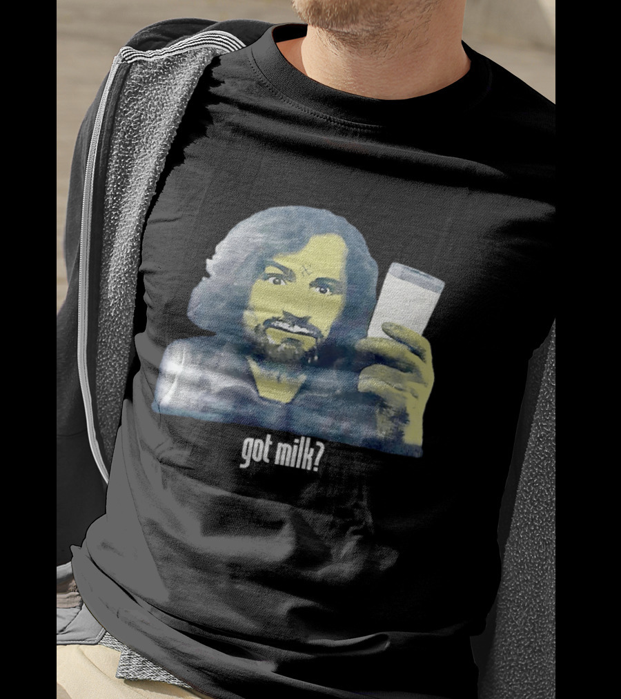 Charles Manson Got Milk' Iconic Meme Concept T-Shirt