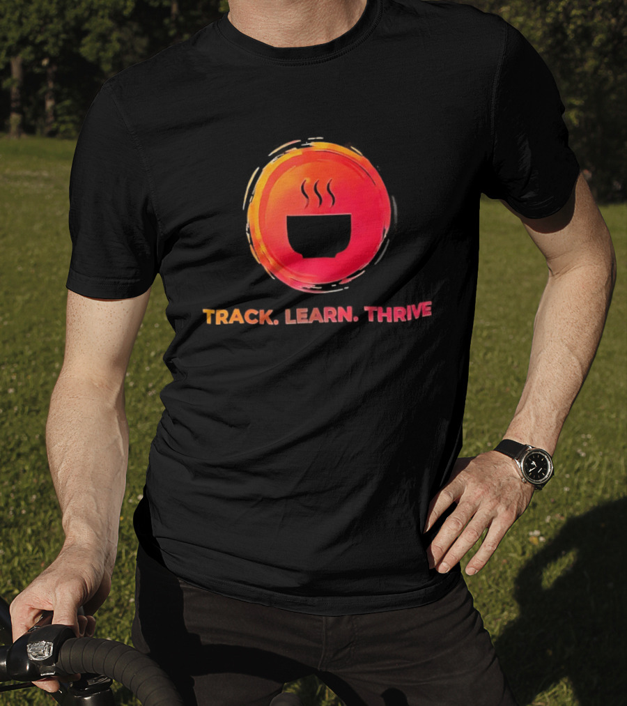 Coffee Track Learn Thrive Steaming T-Shirt