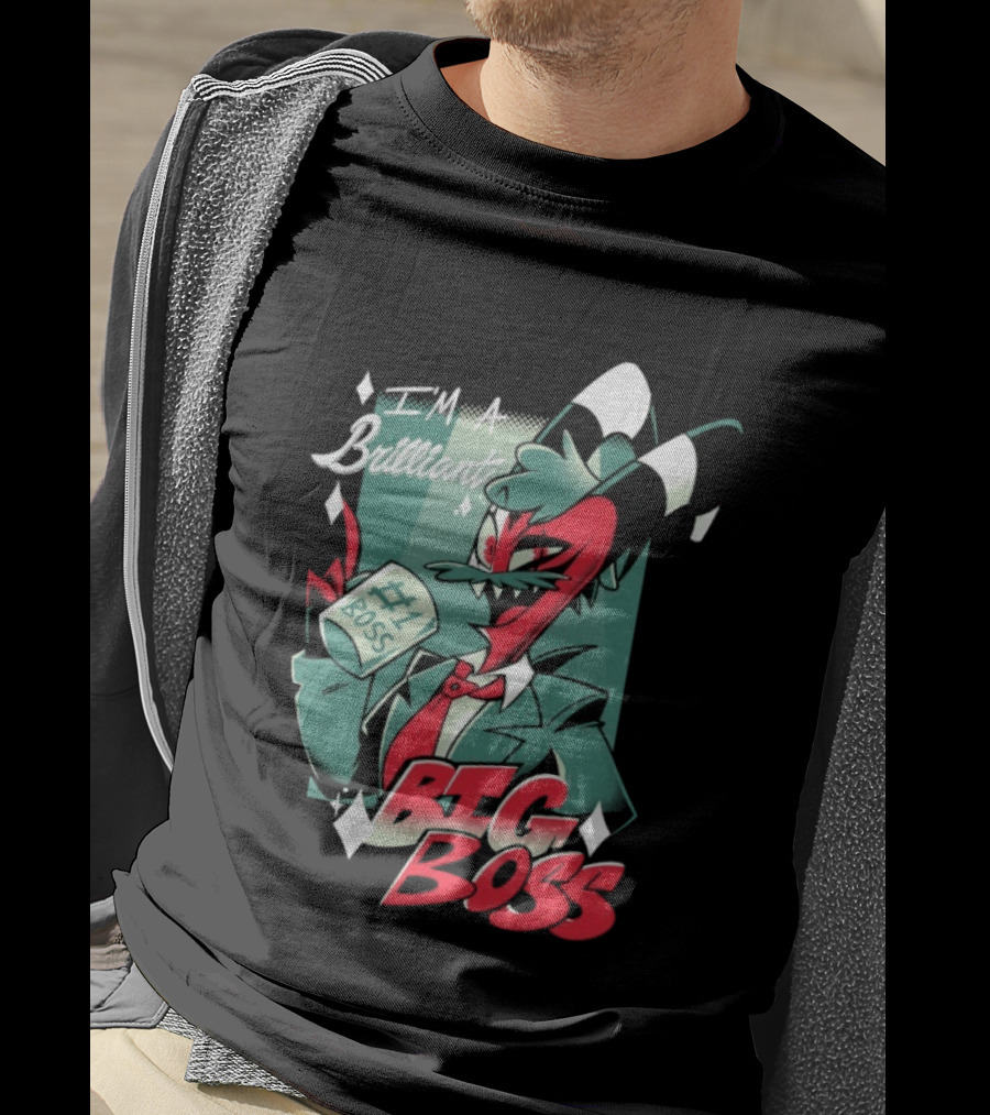 Brilliant Big Boss Hazbin Hotel #1 Boss Coffee T-Shirt