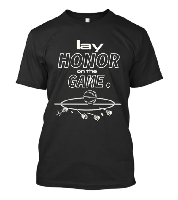 Indiana Fever 2026 Lay Honor On The Game Basketball Court Roses T-Shirt