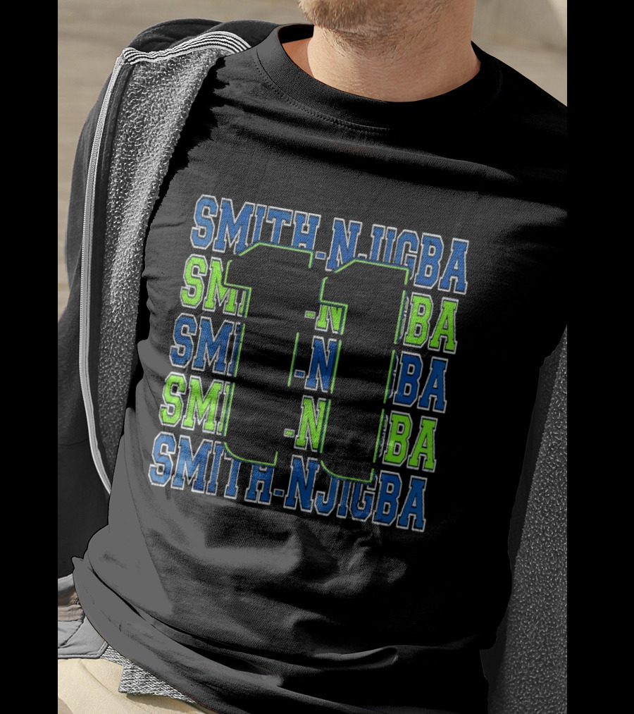 Jaxon Smith Njigba 11 Smith Njigba Seattle Seahawks T-Shirt