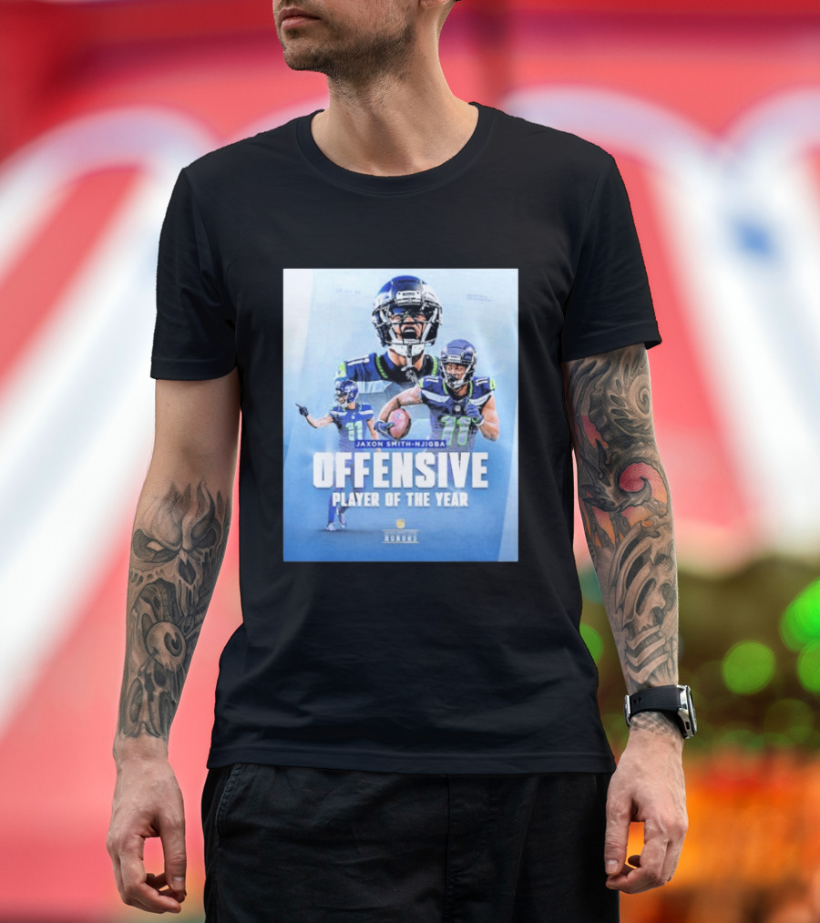 Jaxon Smith Njigba Offensive Player Of The Year Seattle Seahawks Honors T-Shirt