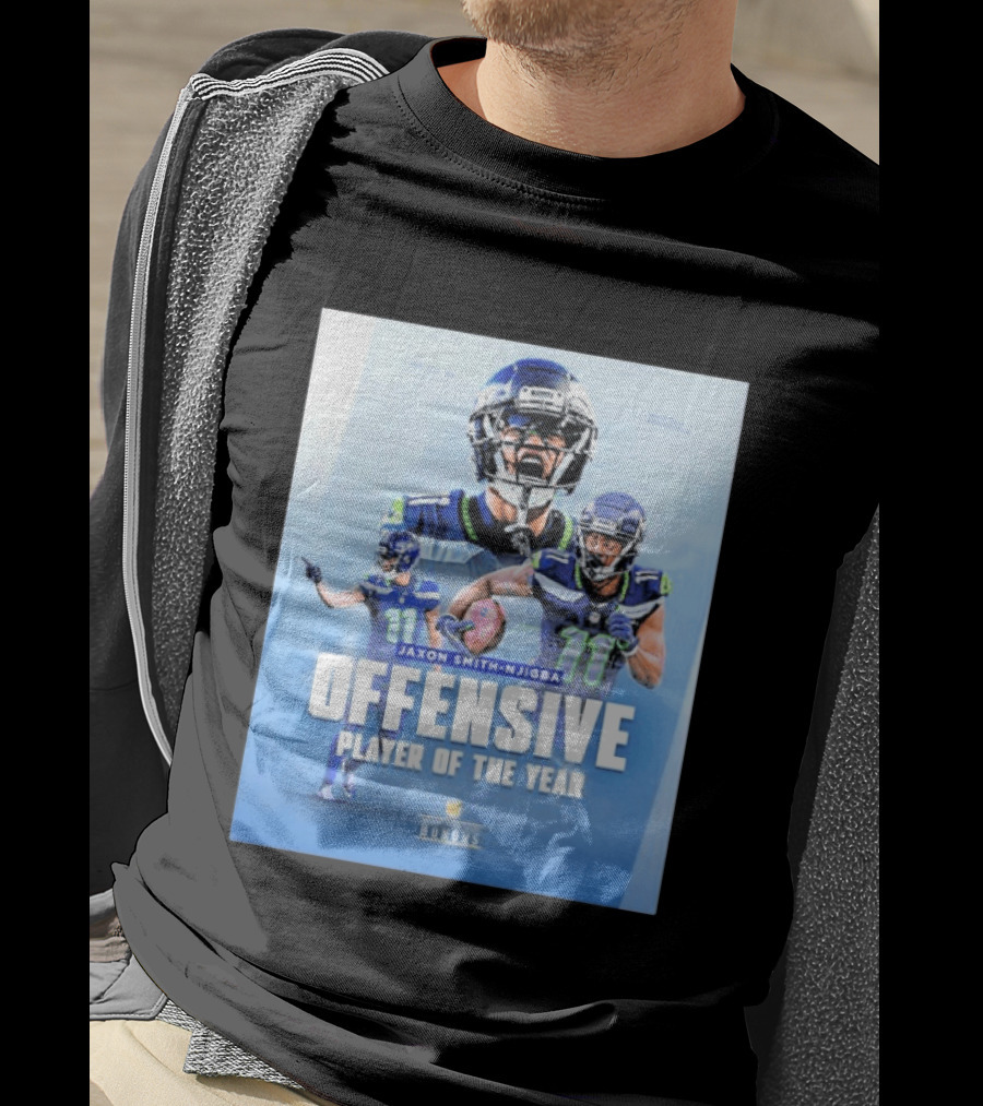 Jaxon Smith Njigba Offensive Player Of The Year Seattle Seahawks Honors T-Shirt