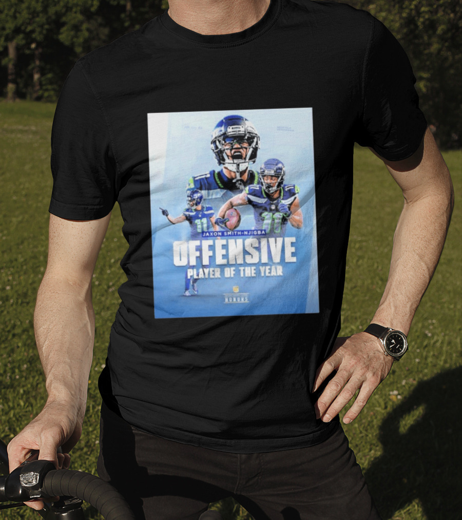 Jaxon Smith Njigba Offensive Player Of The Year Seattle Seahawks Honors T-Shirt