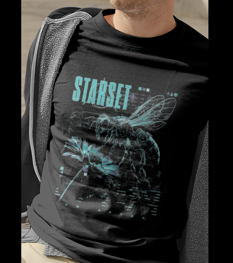 Starset Silos Ad Astra Bee Flower T-Shirt