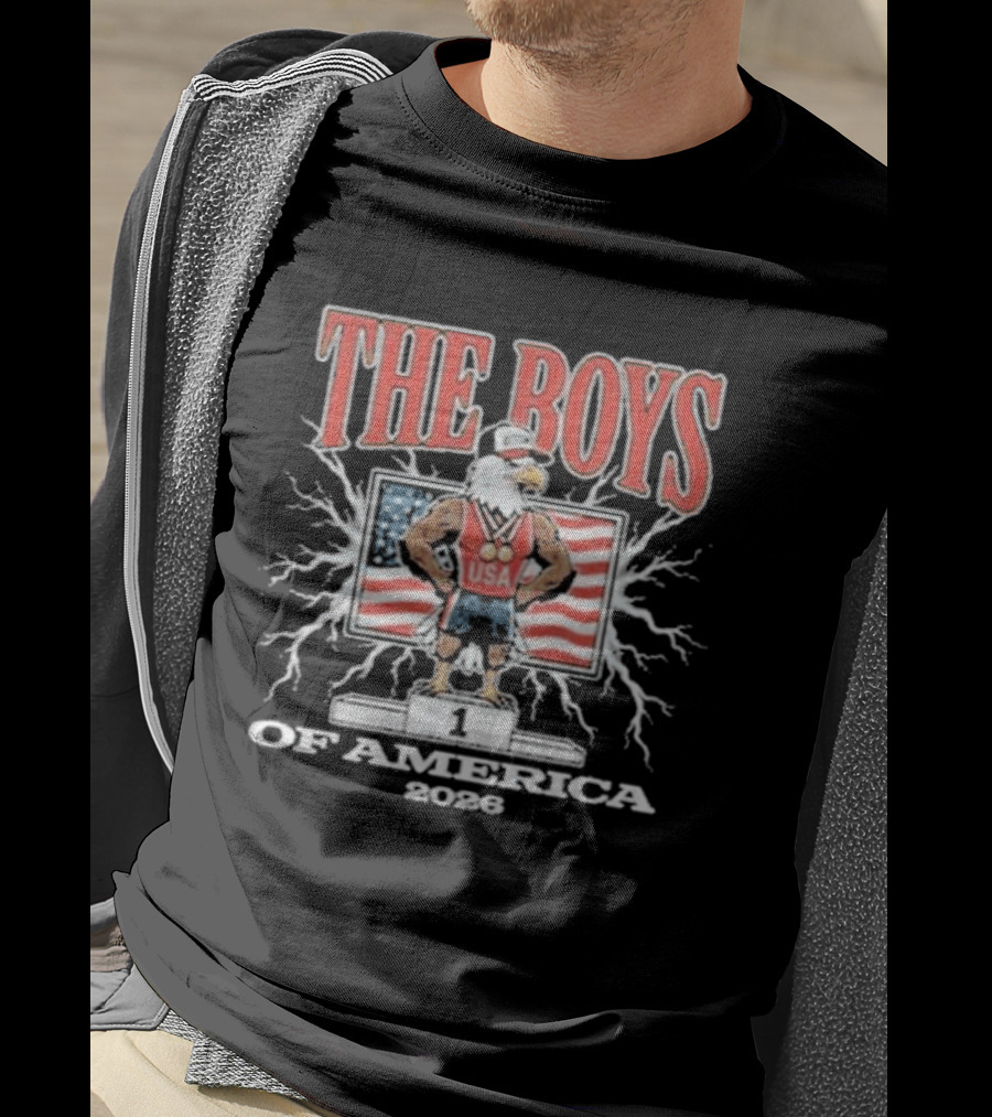The Boys USA Eagle American Flag 2026 T-Shirt