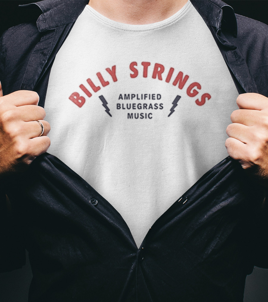 Billy Strings Amplified Bluegrass Music Winter 2026 T-Shirt
