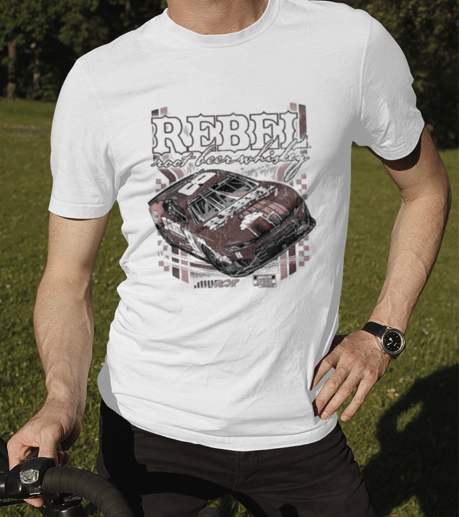 Kyle Busch Rebel Root Whiskey Richard Childress Racing Car T-Shirt