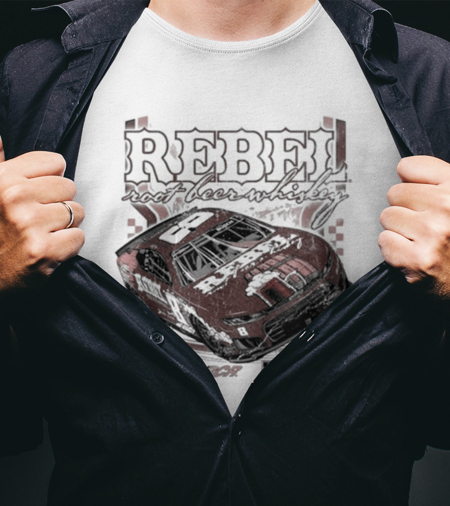 Kyle Busch Rebel Root Whiskey Richard Childress Racing Car T-Shirt