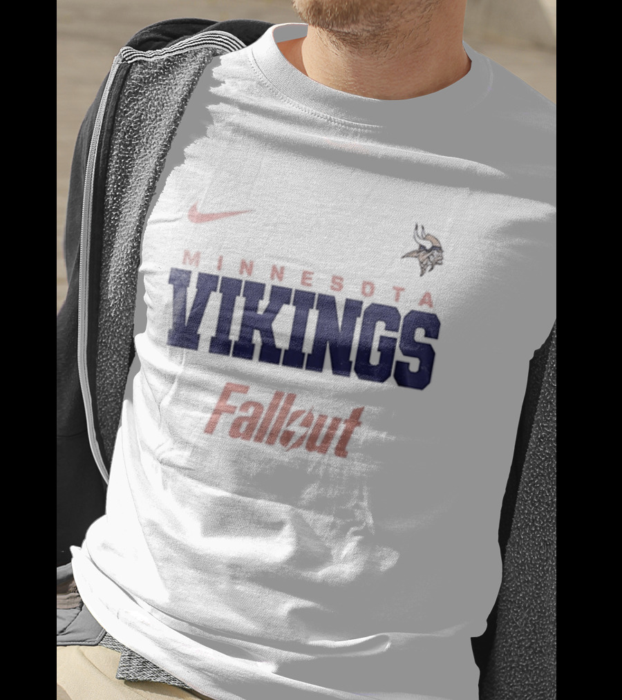 Nike Minnesota Vikings Fallout Vault Forever T-Shirt