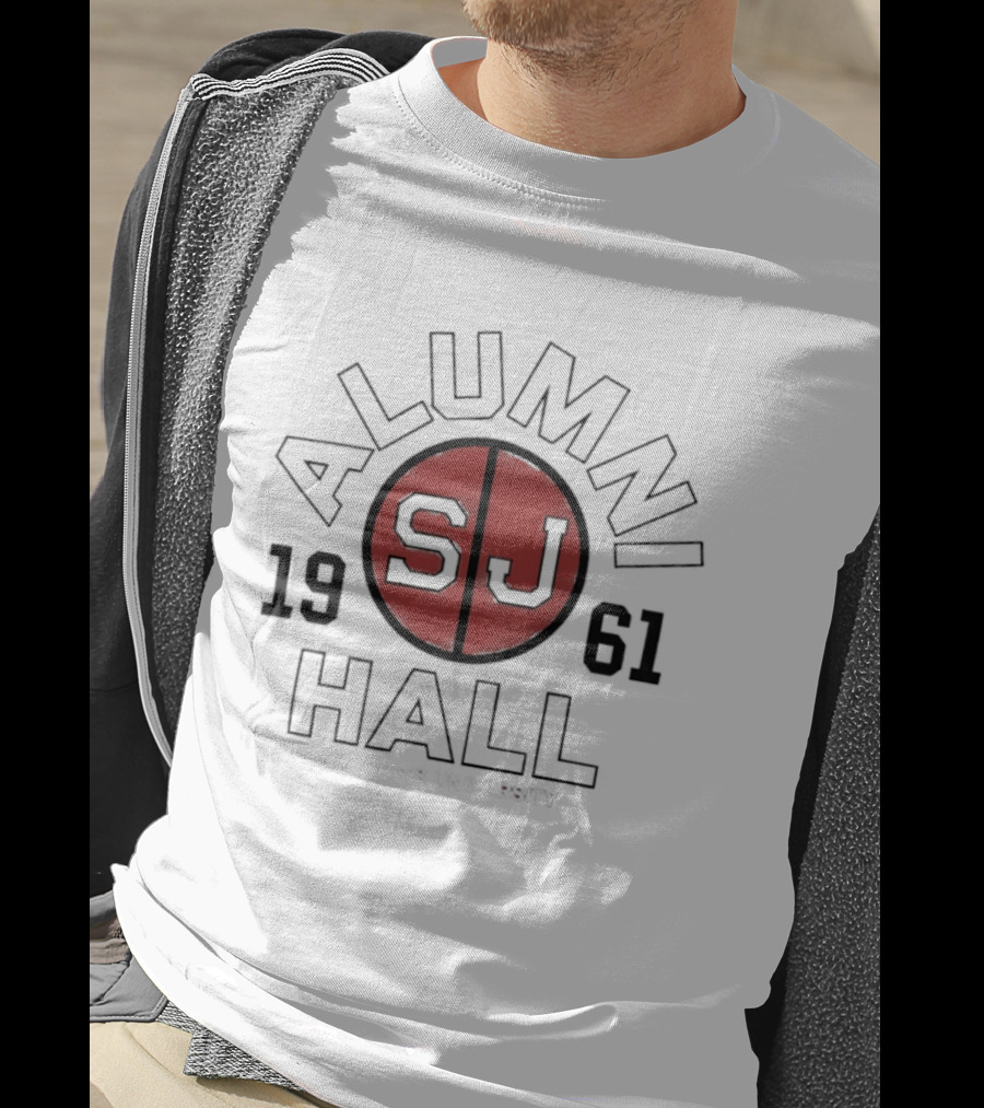 St John's Red Storm SJ Alumni Hall 1961 Basketball T-Shirt