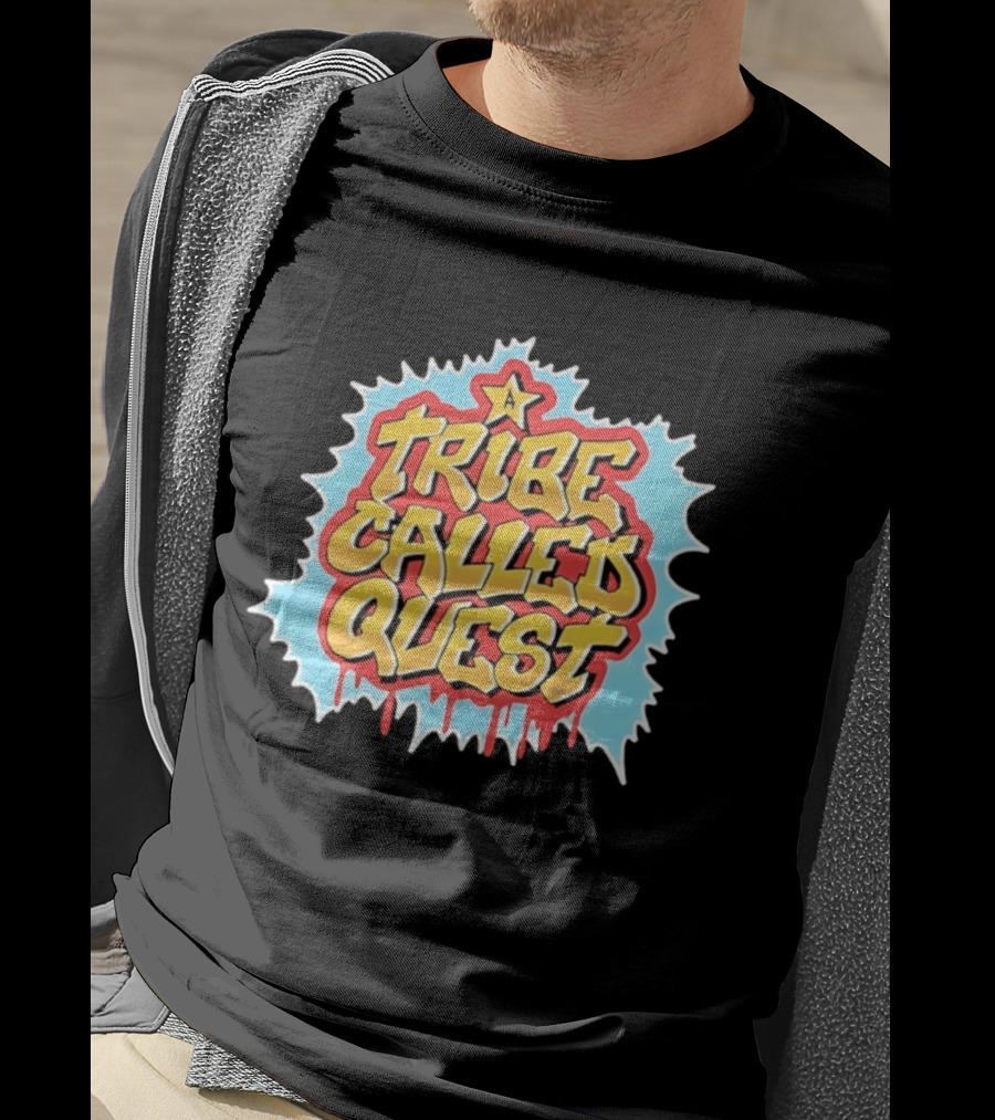 A Tribe Called Quest Vintage Style Dripping Graffiti T-Shirt