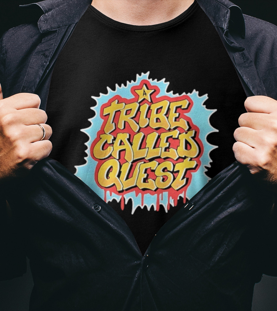 A Tribe Called Quest Vintage Style Dripping Graffiti T-Shirt