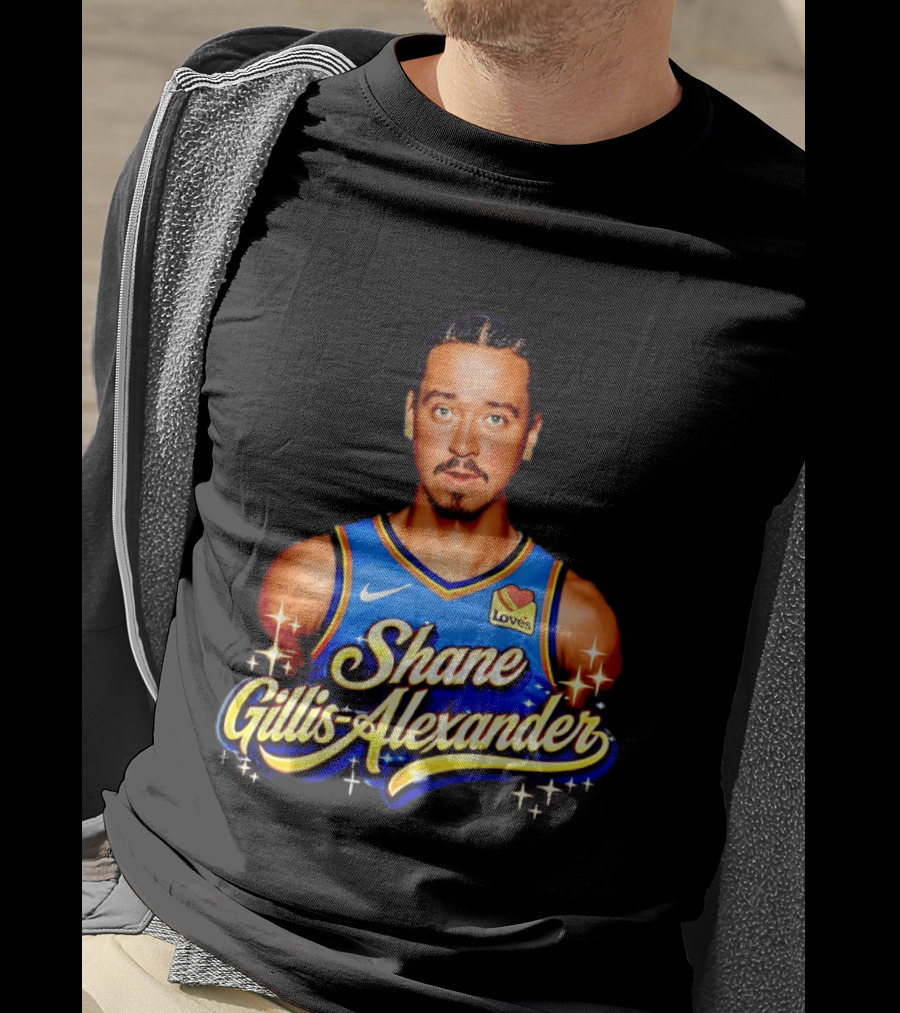 Nike Shane Gillis Alexander Loves Oklahoma City Thunder Basketball T-Shirt
