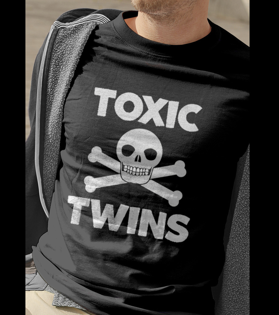 Toxic Twins Skull Crossbones T-Shirt